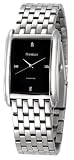 Armitron Men's Diamond Silver-Tone Watch #204244BKSV