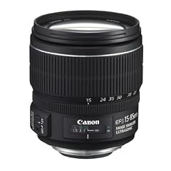 Canon EF-S 15-85mm IS USM Objektiv (72 mm Filtergewinde, bildstabilisiert, Original Handelsverpackung)