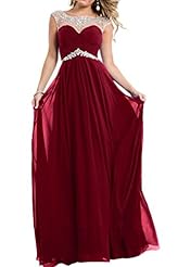 Chiffon/Tulle 2015  Evening Dress/Prom Dress  With Rhinestones