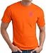 Breast Cancer Awareness T-shirt Pink Ribbon Pocket Print Adult Tee Shirt Orange
