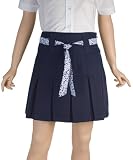 U.S Polo Assn Pleated Scooter with Floral Belt