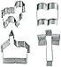 Fox Run Easter Cookie Cutters, Regular, Silver
