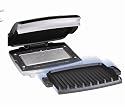 George Foreman GRP99 Next Generation Grill with Removable Plates, Silver Metallic Finish
