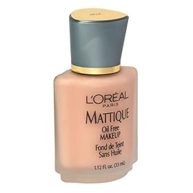 L'Oreal Mattique Oil Free Makeup, Pale, 1.12 fl oz