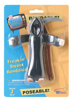 Childrens Toyshop  Toys : Family Guy Figure - Death Bendable Figure