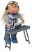 Cabbage Patch Kids Mini Dolls - Pop Stars Collection - Light Hair Girl in Idol Jeans Outfit -(Keyboard Player)