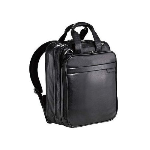 Apparel: Briggs & Riley @Work Leather Vertical Computer Brief/Backpack