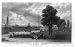 Castle Garden, New York, showing Bartholdi's Statue of Liberty (Reprint measured in inches 24 x 15)