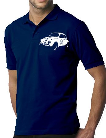 Touchlines Herren Fashion Poloshirt VW K&auml;fer Herbie, navy, XXL, D2050 Preisvergleich