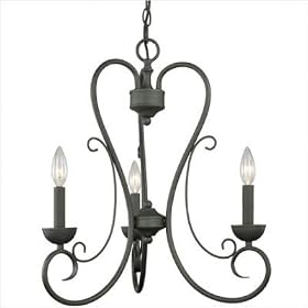 Ashley Chandelier in Bronze by Thomas Lighting
