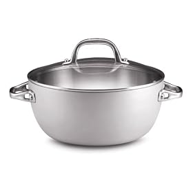 Anolon Chef Clad 5.5-Quart Covered Casserole by Anolon