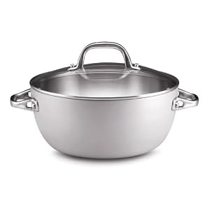 Anolon Chef Clad 5.5-Quart Covered Casserole by Anolon