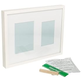 Click here to buy Pearhead Babyprints Wall Frame, White by Pear Head.