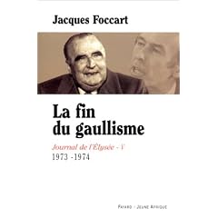 Journal de l'Elysee, tome 5 : La fin du gaullisme, 1973-1974