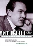 Books : Antilyrik and Other Poems (Green Integer: 73)