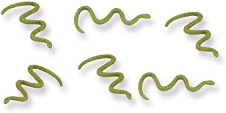 Dollhouse Miniature Set of 12 Micro Mini Snakes