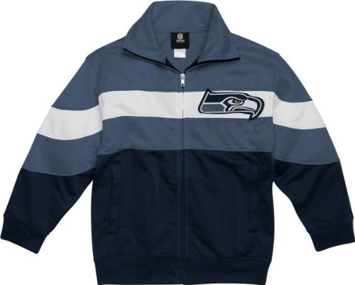 Seattle Seahawks Youth Bold Stripe Track Jacket