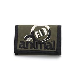 Animal Tri Fold Wallet - Timms Olive
