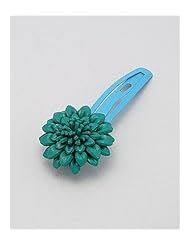 Flower Hair Clip In White Base