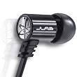 JBuds J4 Rugged Metal In-Ear Earbuds Style Headphones with Travel Case (Obsidian Black)