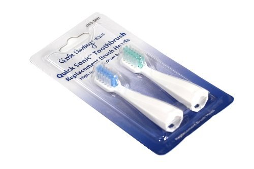 Quick Sonic Replacement Heads by Dale Audrey, 2 pack - compact heads