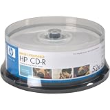 52X Write-once CD-r Spindle with Ink Jet Printable Surface