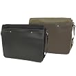Calvin Klein Courier Messenger With Leather Trim