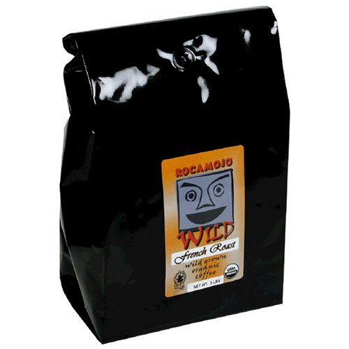 Rocamojo Organic Gourmet Coffee, French Roast, Whole Bean, 5 Pound