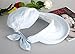 Sealike Chic Butterfly Sun Hat Wide Brim Summer Sun Visor Floppy Fold Beach Hat for Women Girls with Stylus Light Blue