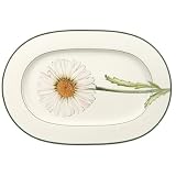 Villeroy and Boch Flora Daisy 12 1 2-Inch Oval Platter by