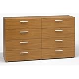 Austin Bedroom 8 Drawer Dresser Finish: Cherry