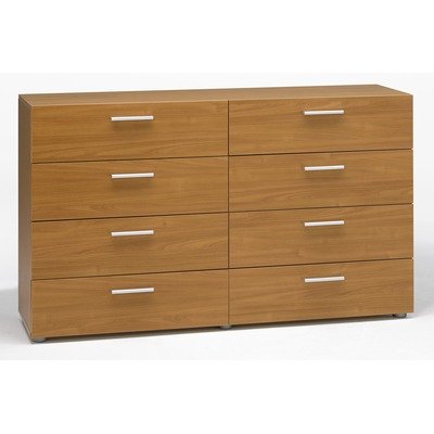 Austin Bedroom 8 Drawer Dresser Finish: Cherry