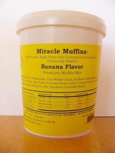 Miracle Muffins Mix - Banana - Make 12/36 muffins - Xylitol