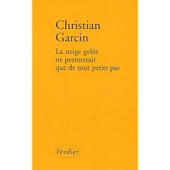 La neige gel�e ne permettait que de tout petits pas