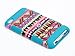 Pandamimi ULAK 3-Piece Hybrid High Impact Case Tribal pattern Blue Silicone For Apple iPod Touch Generation 4 with Free Stylus