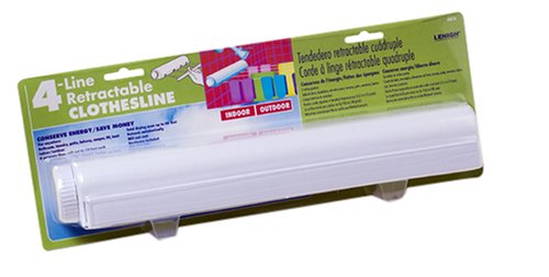 Lehigh 4-Line 12-Foot Retractable Clothesline #RC4L