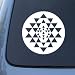 BATTLESTAR GALACTICA INSIGNIA - Decal Sticker #A1581 | Vinyl Color: White Image