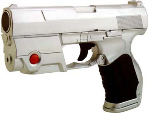 Childrens Toyshop  Video Games : Logic 3 P99K Blue Light Blaster Gun 3 one-two (PS)