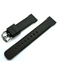 HDT Bonetto Cinturini Rubber Material Reversible Strap Model 317 [22mm]