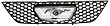 OE Replacement Ford Mustang Grille Assembly (Partslink Number FO1200357)