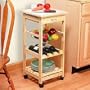 Kitchen Trolley Ceramic Tile Top Cart