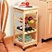 Kitchen Trolley Ceramic Tile Top Cart