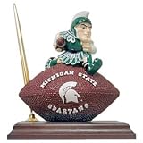 Michigan State Spartans Desk Clock & Pen Set - COLLEGE ATHLETICS Sports Merchandise