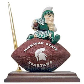 Michigan State Spartans Desk Clock & Pen Set