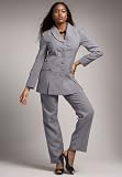 41QFcSmLDZL. SL160  Roamans Plus Size Suitably Attired: Pant Suit With Car Wash Hem