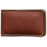 Johnston & Murphy Magnetic Money Clip - Mahogany Tumbled