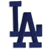 Los Angeles Dodgers MLB Baseball Team Logo Sleeve Patch - LA in Blue