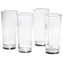 Mikasa Cheers Too 19-3/4-Ounce Highball Glass, Set of 4
