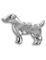 Sterling Silver Jack Russell Pin by The Magic Zoo