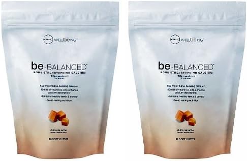 GNC Wellbeing Be Balanced - Dulce De Leche (2 Packages each of 60 Soft Chews)